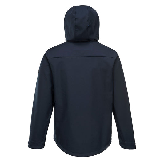 Portwest K8112 Huski Mason Softshell Jacket in Navy - back view