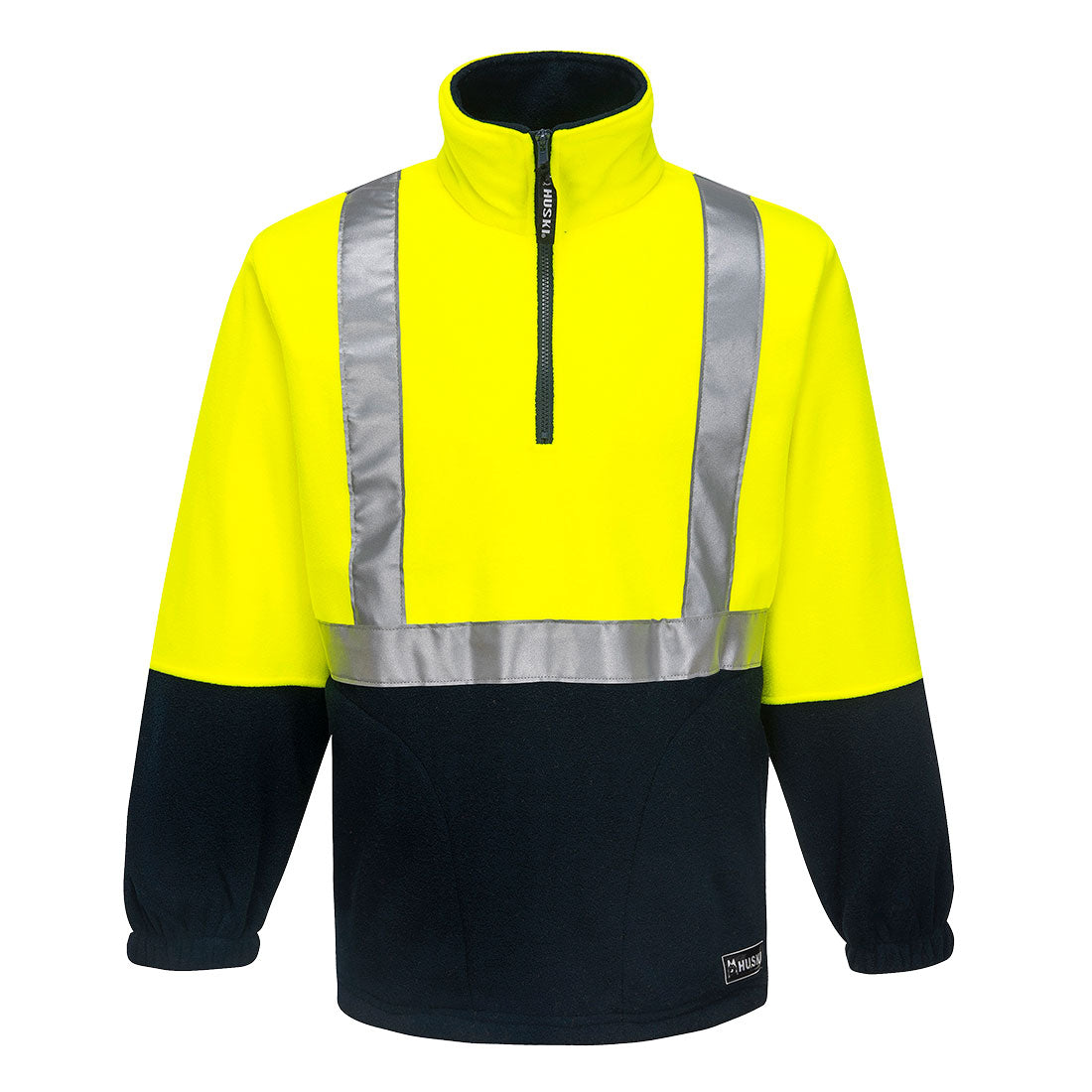 Huski Utility Hi-Vis Contrast 1/4 Zip Polar Fleece  - K8162 - Portwest-1