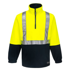 Huski Utility Hi-Vis Contrast 1/4 Zip Polar Fleece  - K8162 - Portwest-1