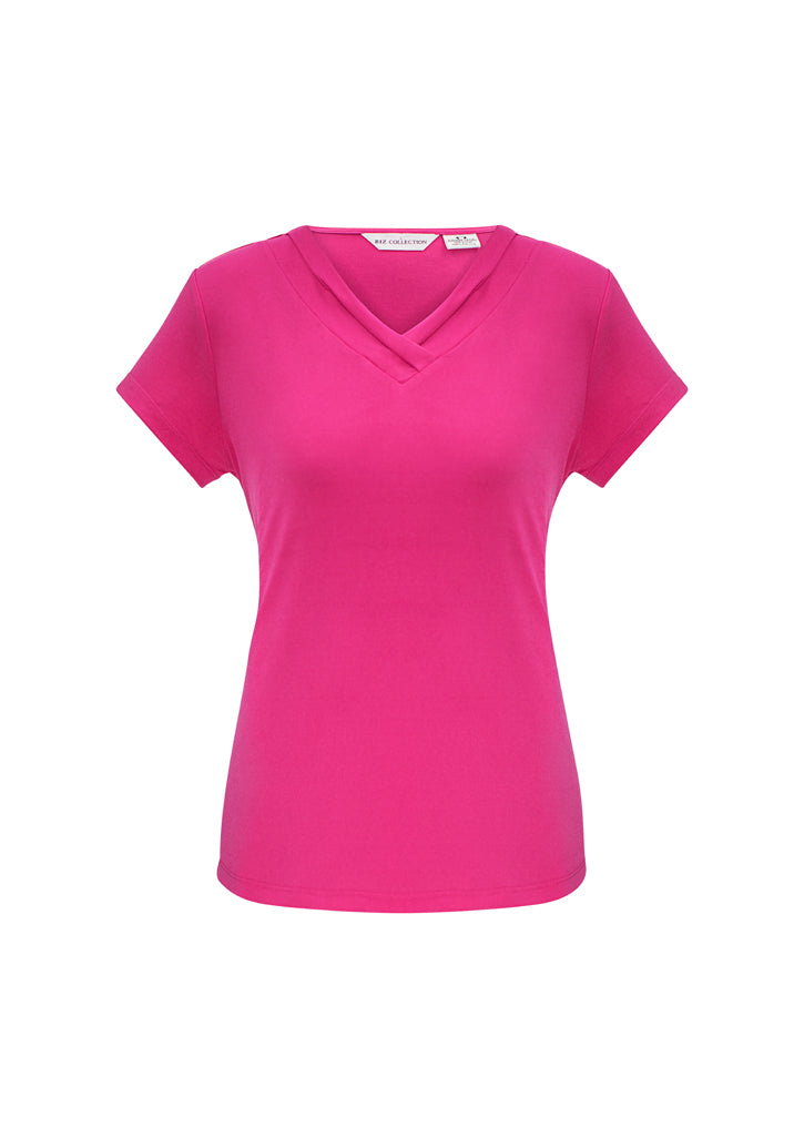 Womens Lana Short Sleeve Top - K819LS - biz-collection-1