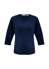 Womens Lana 3/4 Sleeve Top - K819LT - biz-collection-0