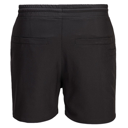 Portwest KX311 KX3 Quick Dry Shorts in Black - back view
