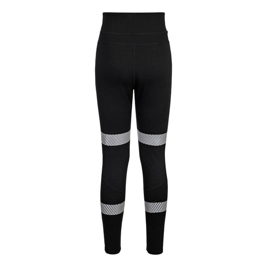 Portwest KX381 KX3 Enhanced Women's Flexi Work Leggings in Black - back view