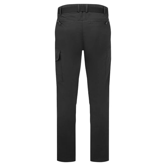 Portwest L711 Stretch Lightweight Combat Pants in Black - back view