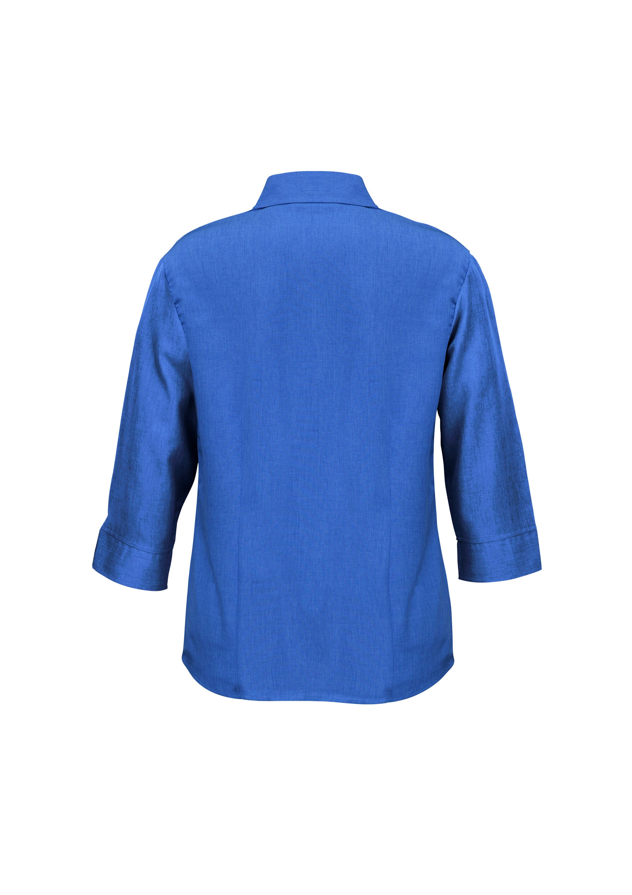 Biz Collection LB3600 Oasis Womens 3/4 Sleeve Shirt in Electric Blue - back view