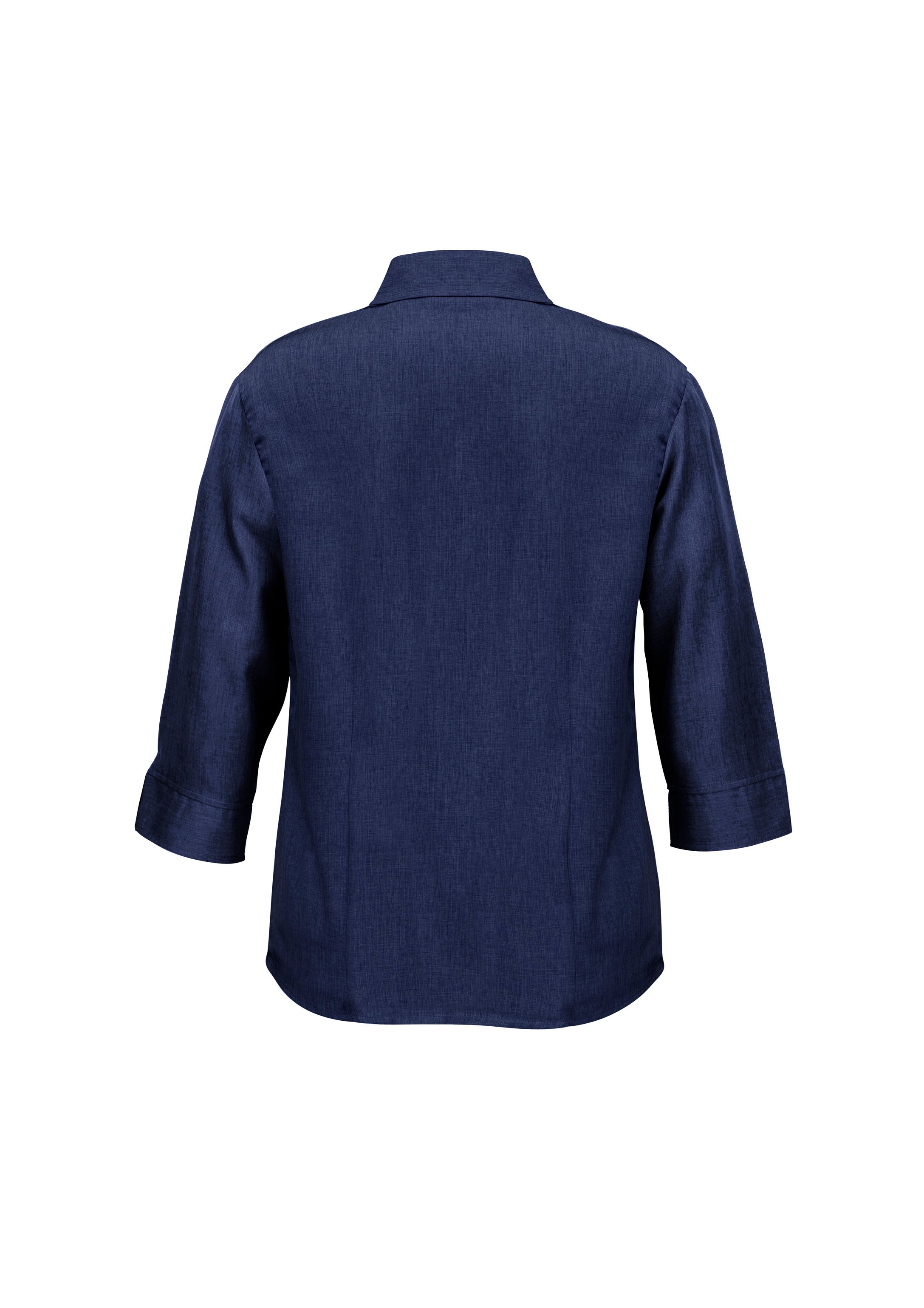 Biz Collection LB3600 Oasis Womens 3/4 Sleeve Shirt in Navy - back view