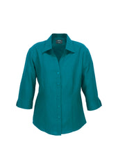 Biz Collection LB3600 Oasis Womens 3/4 Sleeve Shirt in Teal