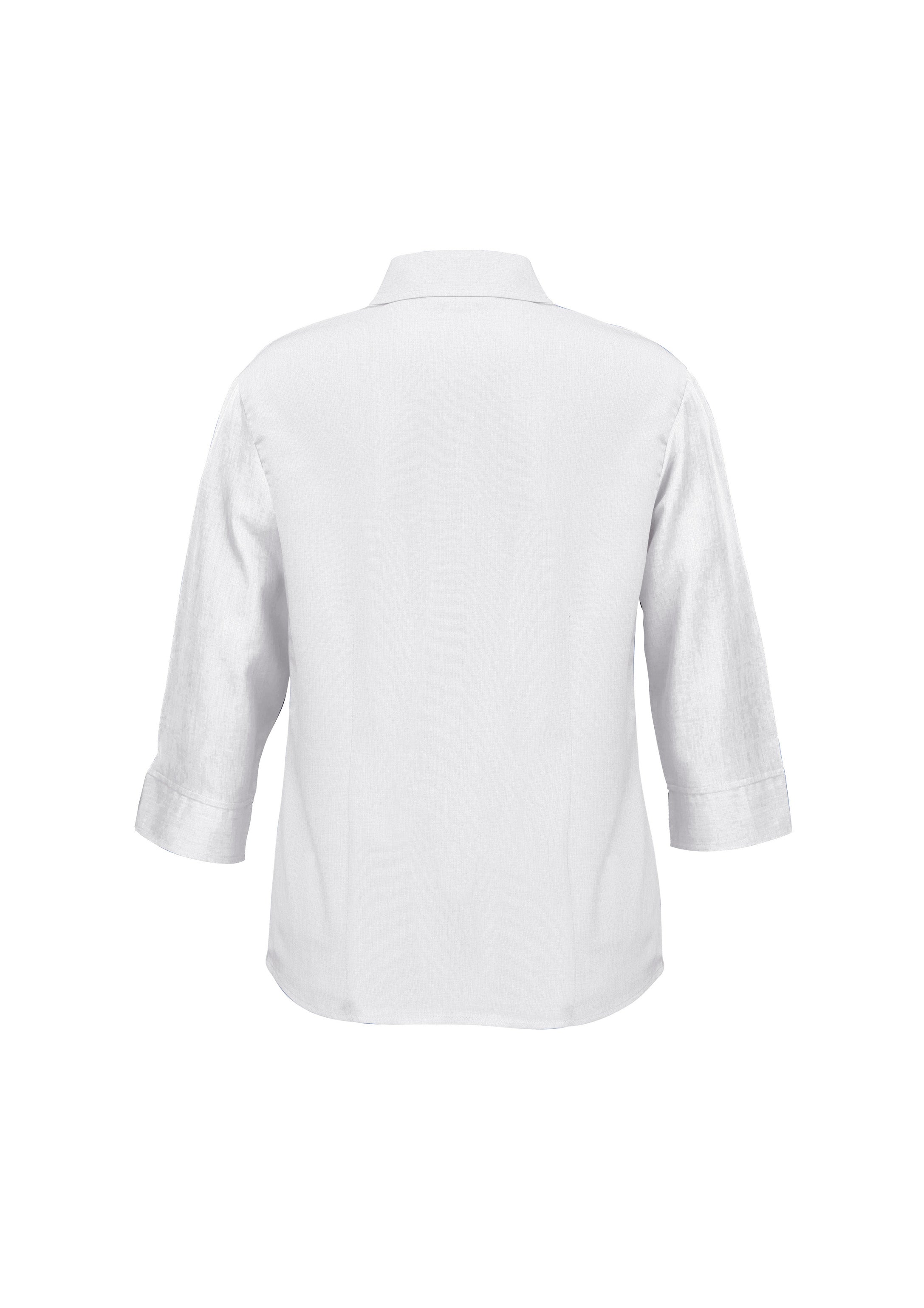 Biz Collection LB3600 Oasis Womens 3/4 Sleeve Shirt in White - back view