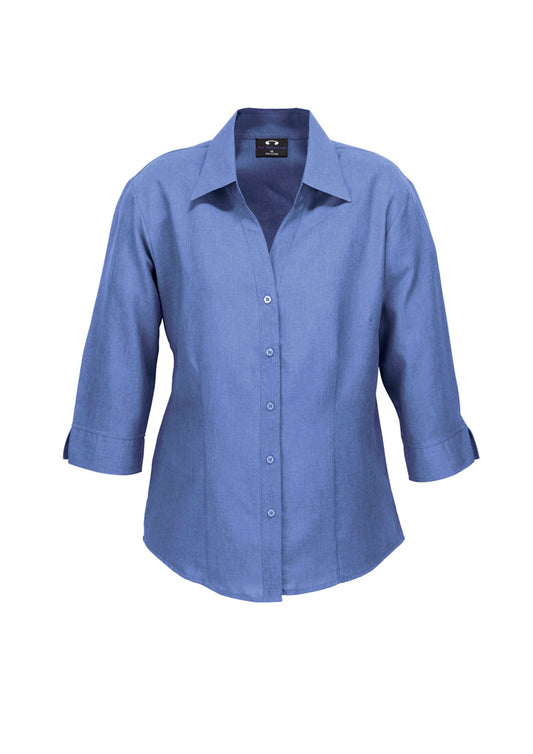 Womens Oasis 3/4 Sleeve Shirt - LB3600 - biz-collection-0