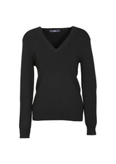 Womens V-Neck Knit Pullover - LP3506 - biz-collection-1