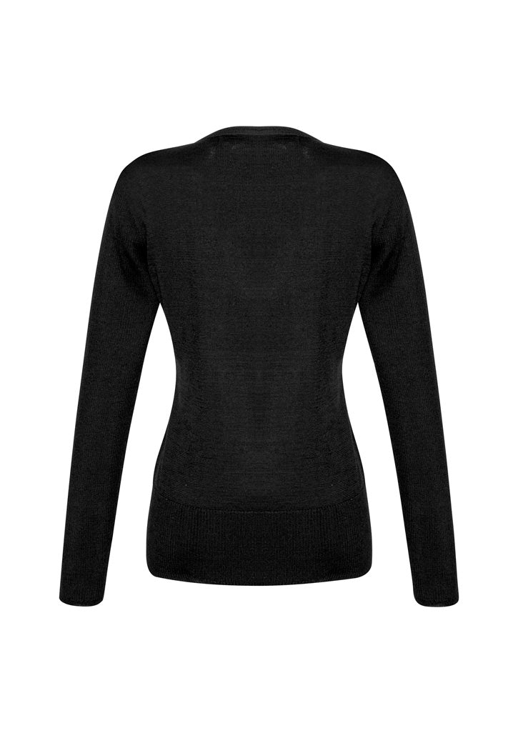 Biz Collection LP618L Milano Womens Pullover in Black - back view