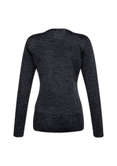 Biz Collection LP618L Milano Womens Pullover in Charcoal - back view