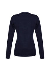 Biz Collection LP618L Milano Womens Pullover in Navy - back view