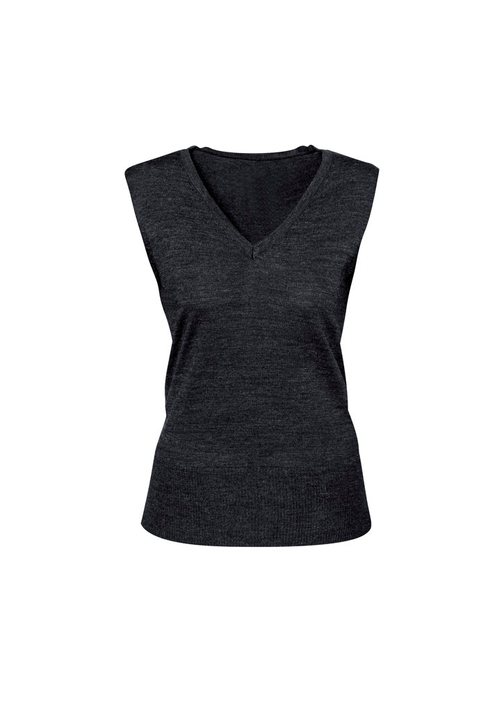 Biz Collection LV619L Milano Womens Vest in Charcoal
