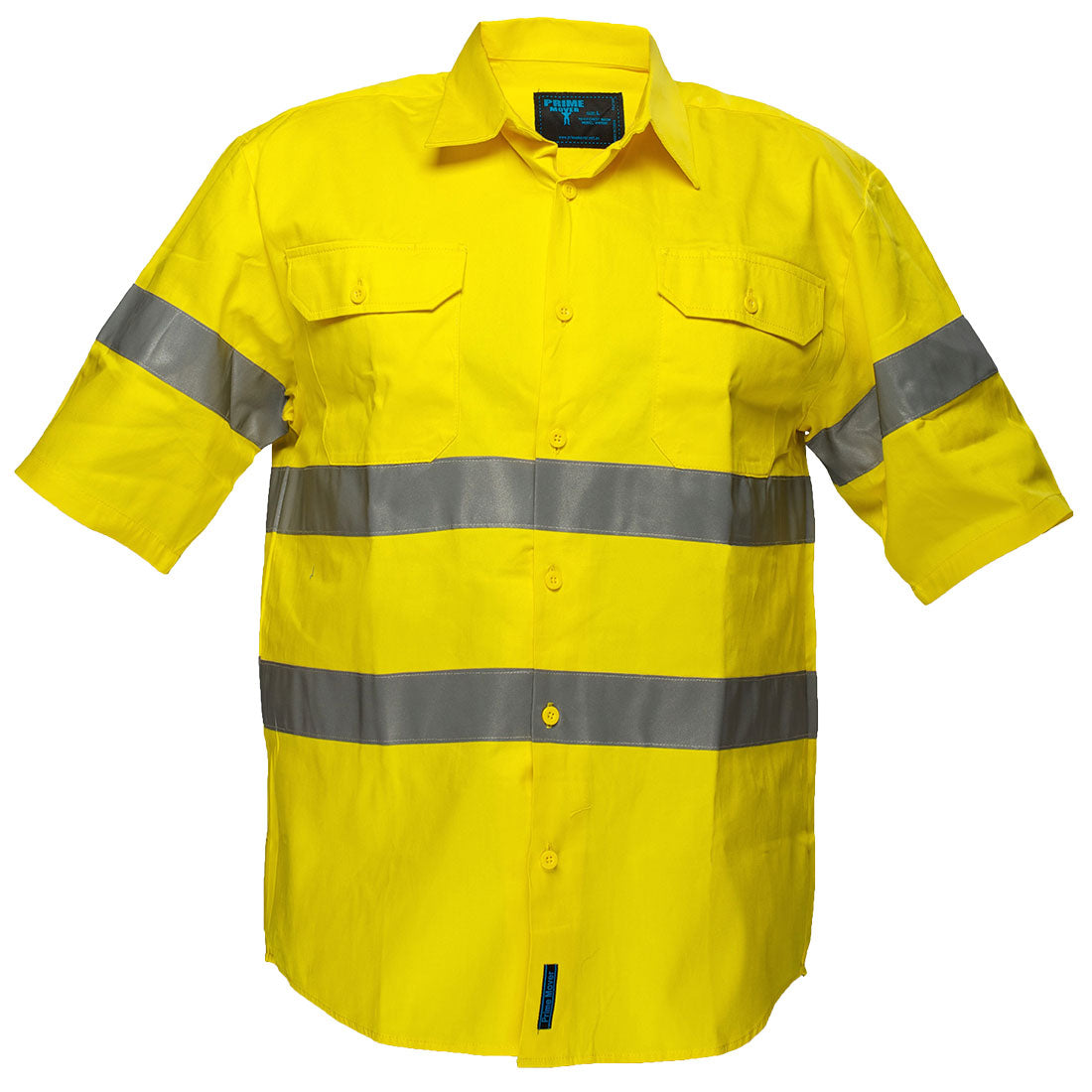 Hi-Vis Regular Weight Short Sleeve Shirt with Tape - MA192 - Portwest-1