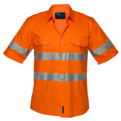 Hi-Vis Lightweight Short Sleeve Shirt with Tape - MA302 - Portwest-0