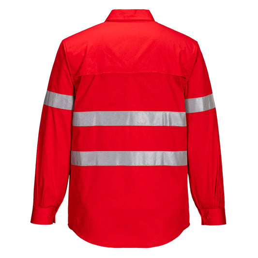 Portwest MA303 Darwin Hi-Vis Lightweight Class N Shirt L/S - back view