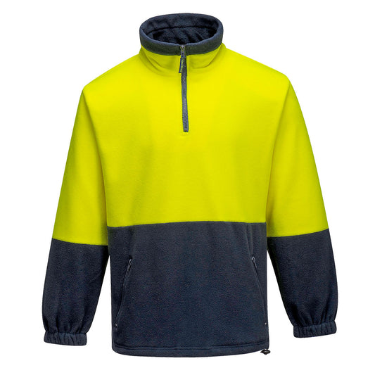 Hi-Vis Contrast 1/4 Zip Class D Polar Fleece  - MF115 - Portwest-2