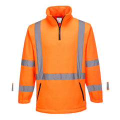 Hi-Vis X Back 1/4 Zip Polar Fleece  - MF116 - Portwest-0