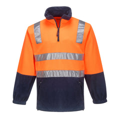 Hi-Vis Contrast 1/4 Zip Polar Fleece  - MF215 - Portwest-0