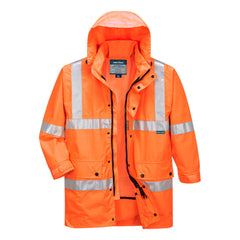 Argyle Hi-Vis Rain Traffic Jacket  - MF306 - Portwest-0