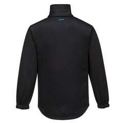 Portwest MF315 Water Repellent Polar Fleece Jumper in Black - back view