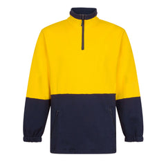 Hi-Vis Contrast 1/4 Zip Class D Brush Fleece - MF515 - Portwest-1