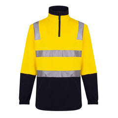 Hi-Vis Contrast 1/4 Zip Brush Fleece - MF615 - Portwest-1