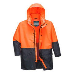 Kimberley Hi-Vis Contrast Class D Rain Traffic Jacket - MJ206 - Portwest-0