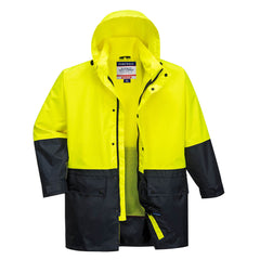 Kimberley Hi-Vis Contrast Class D Rain Traffic Jacket - MJ206 - Portwest-1