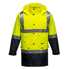 Eyre Hi-Vis Contrast Rain Traffic Jacket - MJ306 - Portwest-2