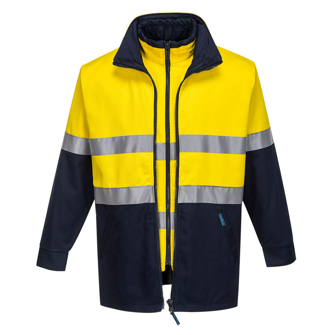 Hume Hi-Vis 4-in-1 Contrast Work Jacket  - MJ777 - Portwest-1