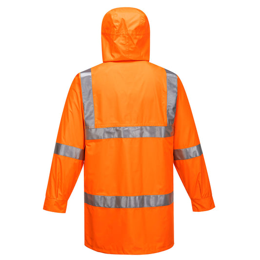 Portwest MJ883 Argyle Hi-Vis 4-in-1 Jacket in Orange - back view