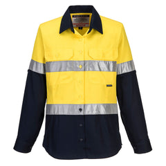 Hi-Vis Women's Contrast Shirt L/S - ML108 - Portwest-1