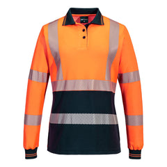 Hi-Vis Women's Cotton Comfort Polo Shirt L/S - ML212 - Portwest-0