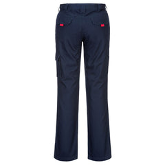 Portwest ML708 Women's Cargo Pants in Navy - back view