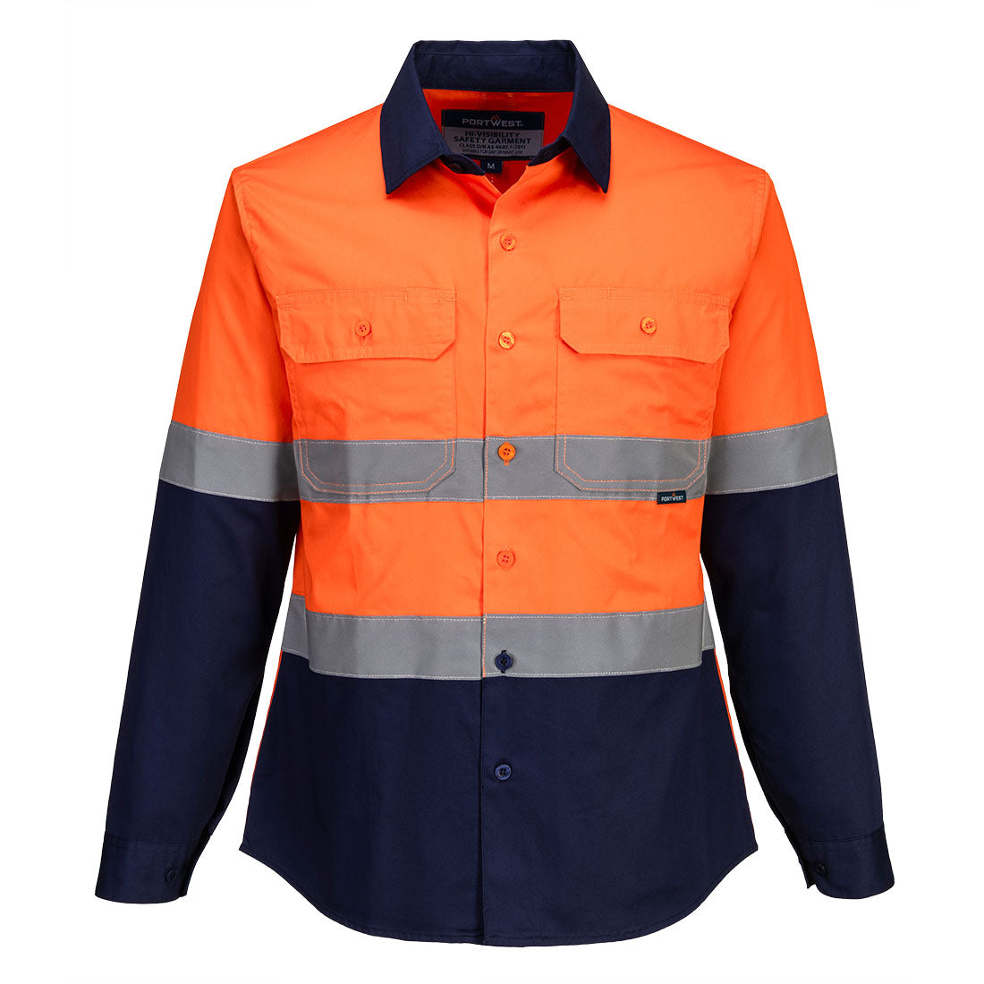 Hi-Vis Women's Lightweight Contrast Shirt L/S  - ML803 - Portwest-0