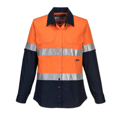 Hi-Vis Women's Lightweight Contrast Shirt L/S - ML808 - Portwest-0