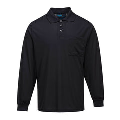 Long Sleeve Solid Colour Micro Mesh Polo - MP103 - Portwest-0