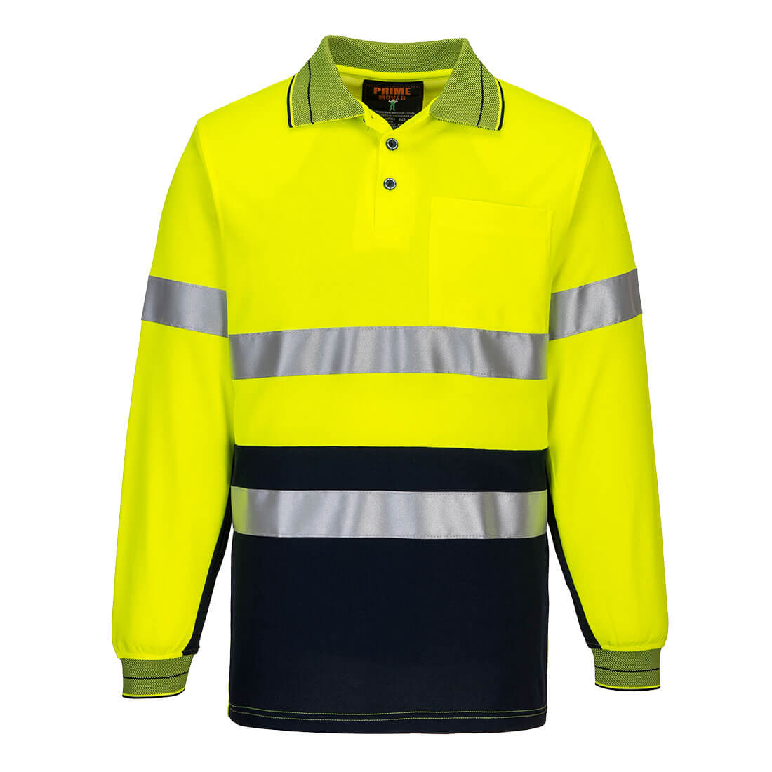 Cotton Comfort Polo Shirt with Tape L/S - MP313 - Portwest-2