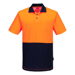 Hi-Vis Cotton Comfort Contrast Class D Polo Shirt S/S - MP415 - Portwest-0