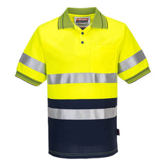 Hi-Vis Contrast Polo Shirt S/S  - MP510 - Portwest-2