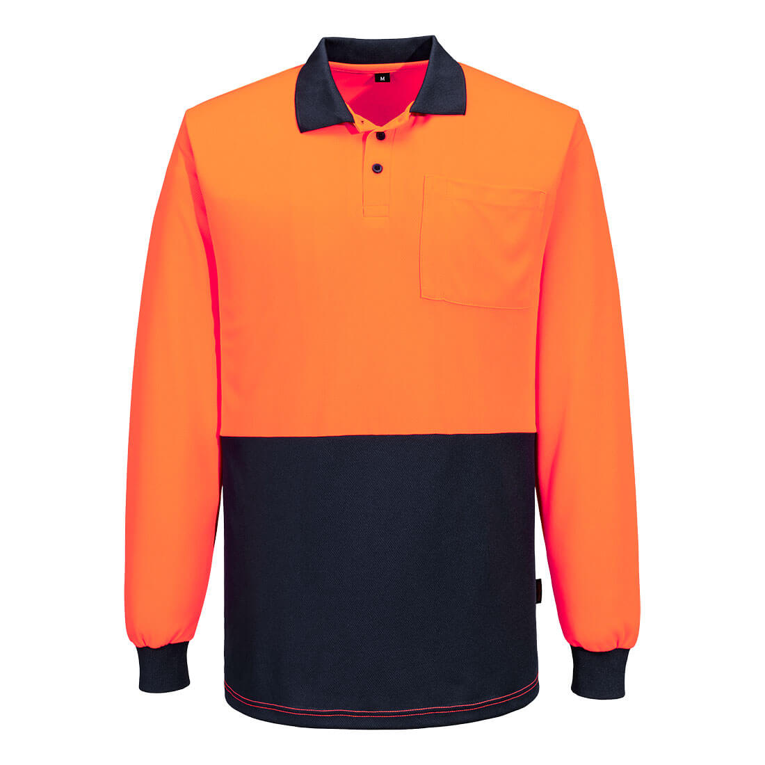 Hi-Vis Contrast Class D Polo Shirt L/S - MP615 - Portwest-0