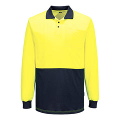 Hi-Vis Contrast Class D Polo Shirt L/S - MP615 - Portwest-1