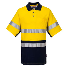 Short Sleeve Cotton Pique Polo with Tape - MP618 - Portwest-0