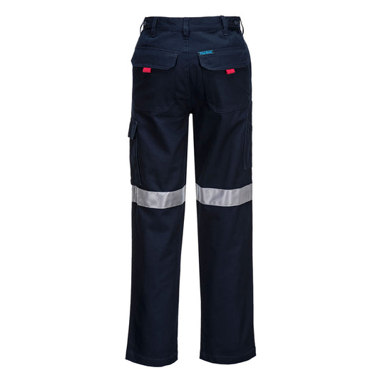 Portwest MP701 Cargo Pants with Tape in Navy - back view