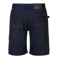 Portwest MP706 KX3 Stretch Slim Fit Shorts in Navy - back view