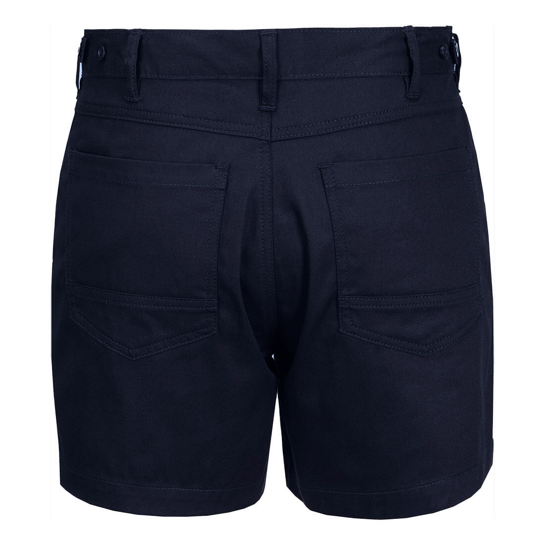 Portwest MP711 Lightweight Cotton Drill Work Shorts in Navy - back view