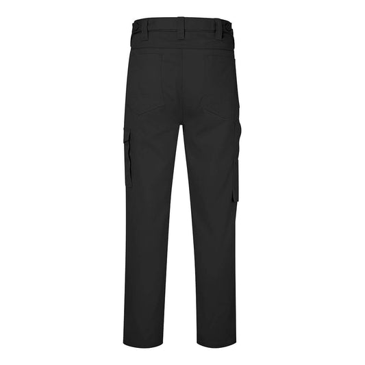 Portwest MP719 Lightweight Drill Pants in Black - back view
