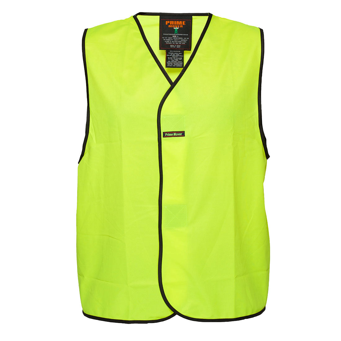 Portwest MV118 Hi-Vis Class D Fire Warden Vest in Yellow - back view